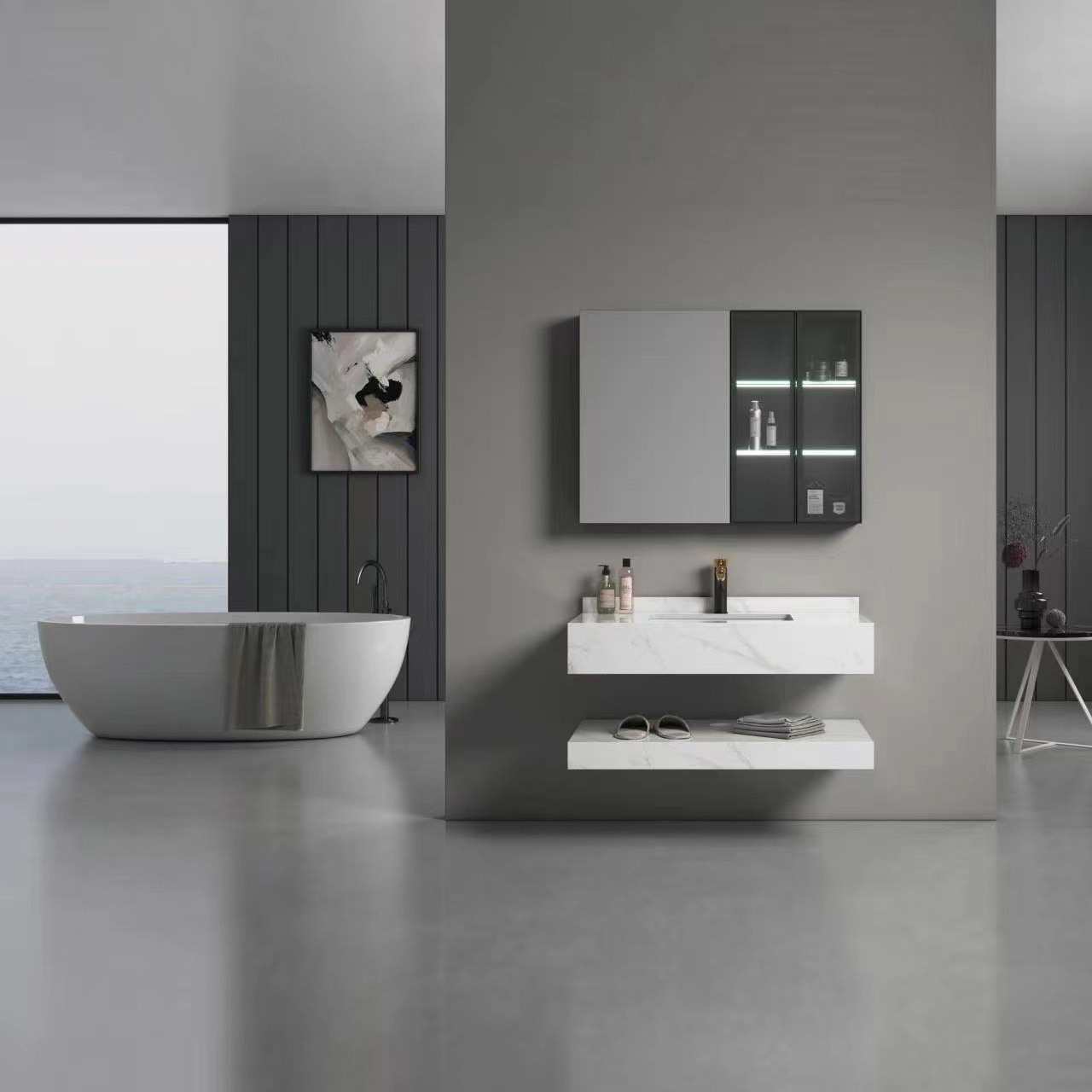 618-90 Intelligent Mirror Cabinet