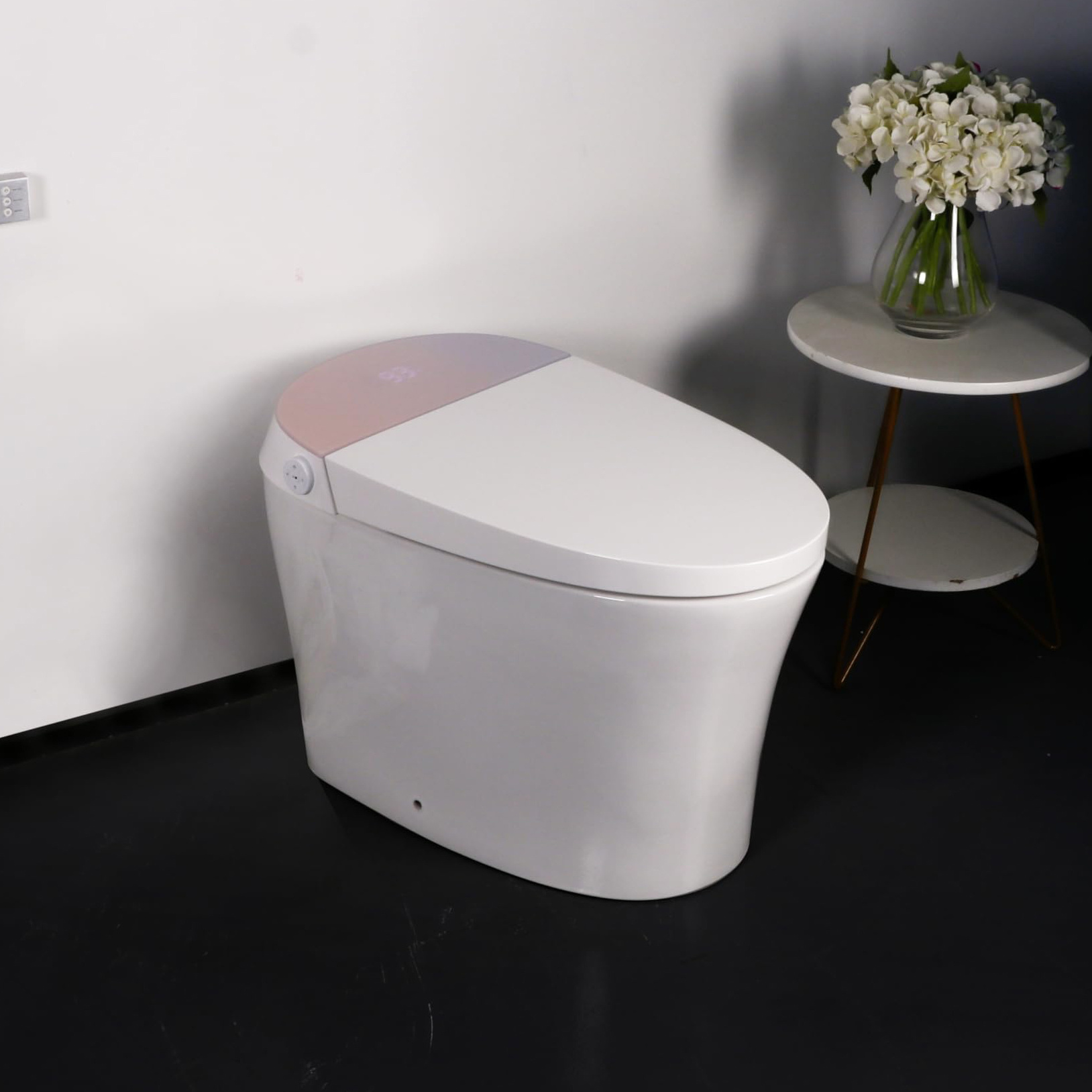 Modern Electric Tankless Smart Toilet with Built-in Bidet, Auto Lid Open/Soft Close, and Elongated Standard Height Design - One Piece, 12-inch Rough-In