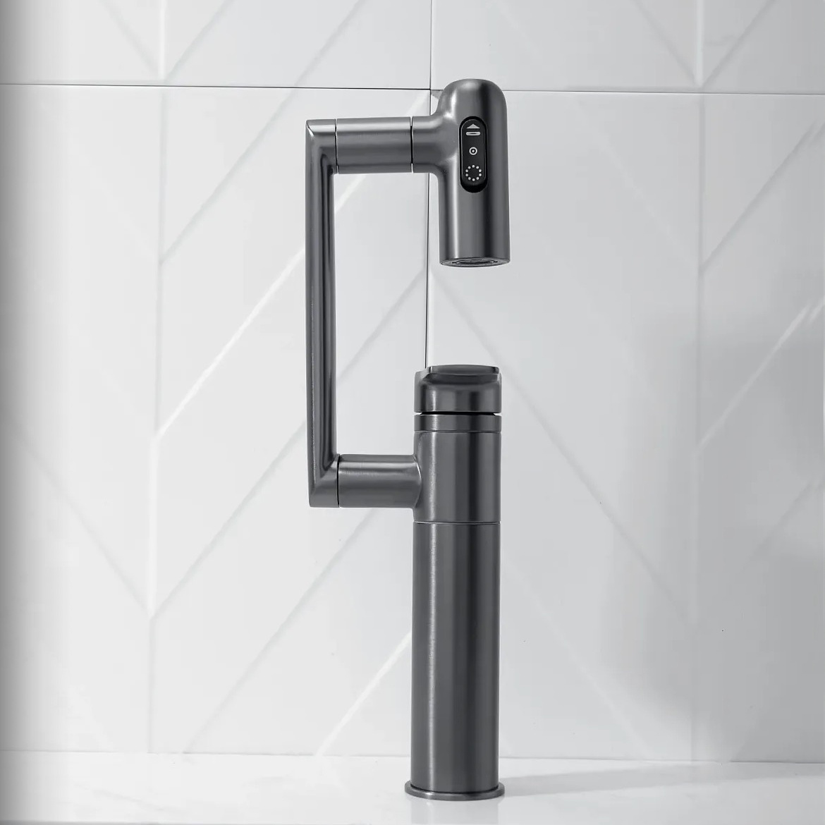 Hot selling Basin Faucets Brass Bathroom Sink Faucet 360° Rotation Water Tap Washbasin Faucet Hot and Cold Water Bathroom Taps