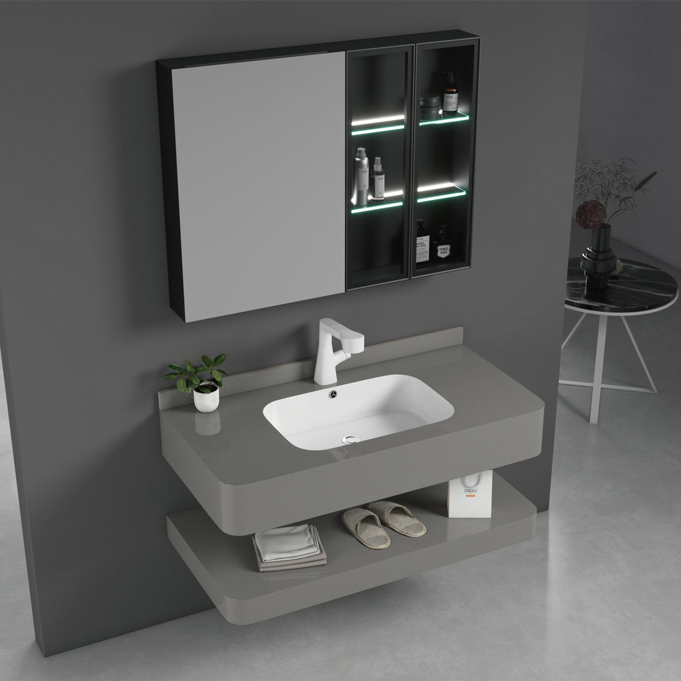 219-100 Intelligent Mirror Cabinet