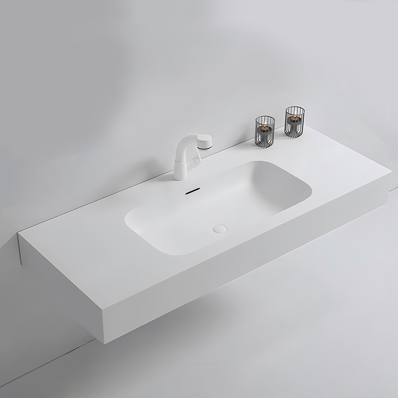 High-Quality Duasein Corian Bath Vanities with Seamless Acrylic Wash Basins