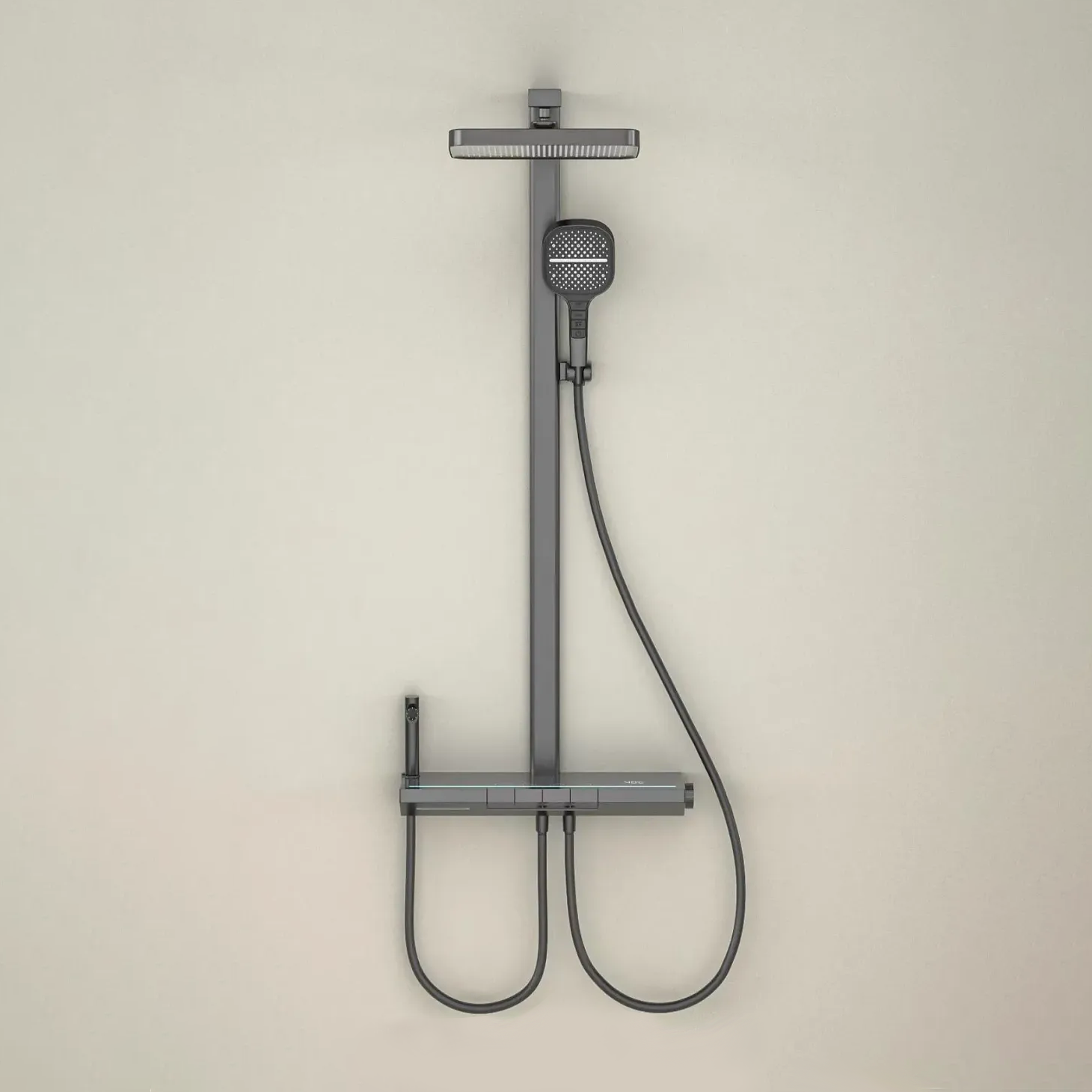 Watermark Australian Standard PVD Brushed Mixer Column Shower Set