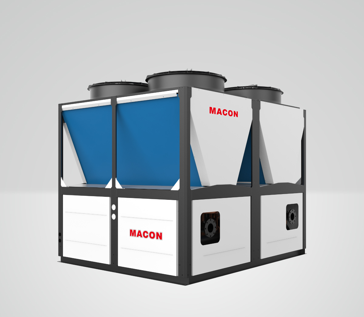 R410A Commercial EVI DC Inverter Hot Water Heat Pumps