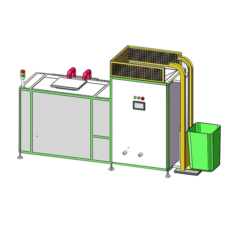 Automated kitchen waste processing equipment