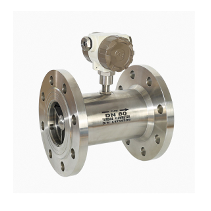Liquid turbine flow meter