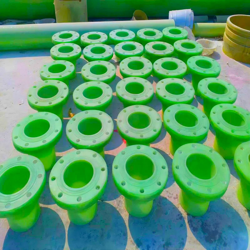 Fiberglass hand-layup pipe fittings