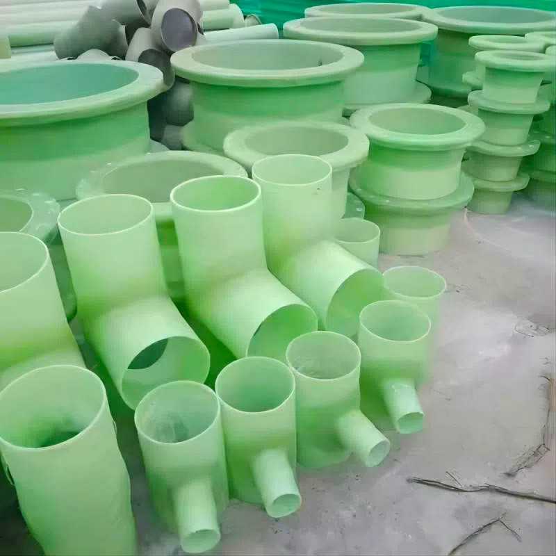 Fiberglass hand-layup fittings