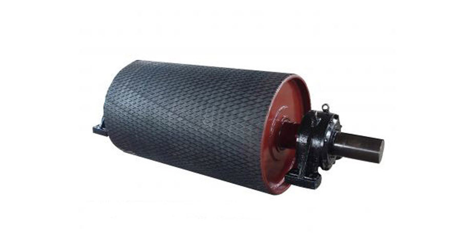 Rubber coated roller