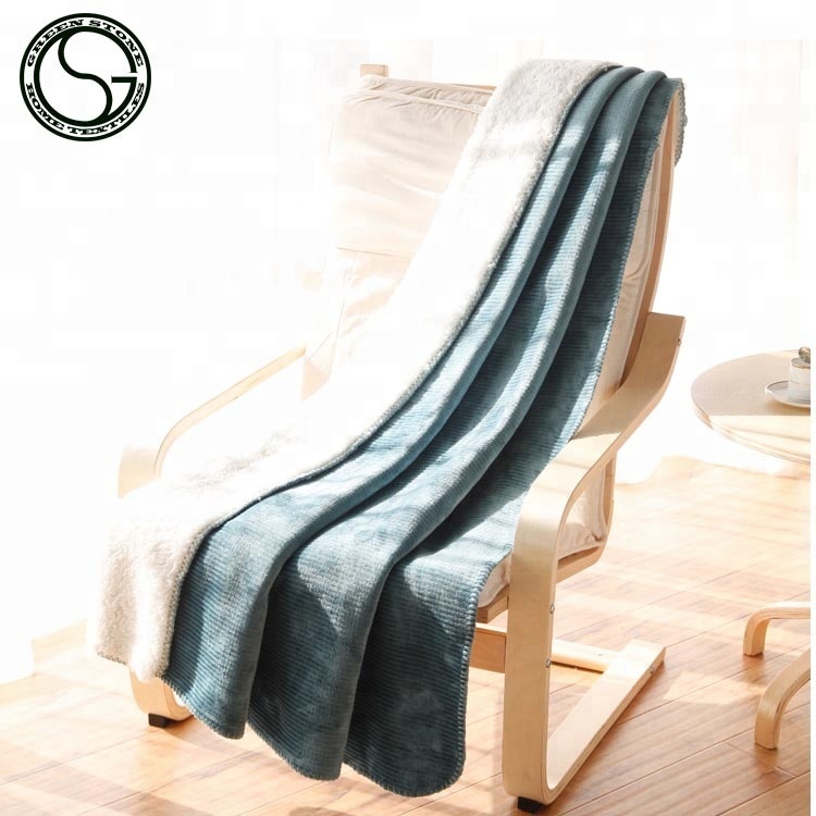 Wholesale Flannel Sherpa Backing Blanket on sales