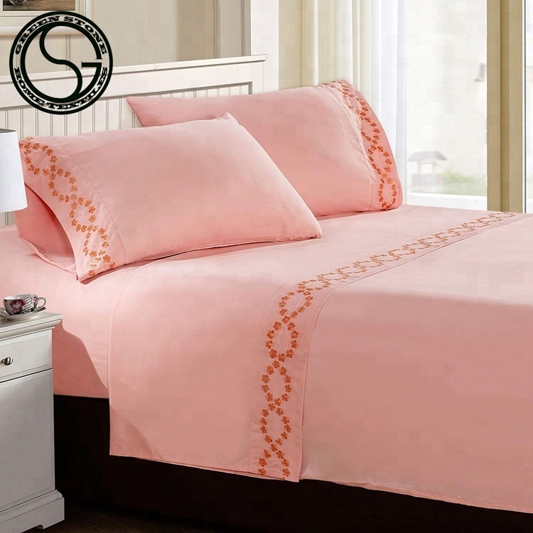 Pink Girl Bed Sheet Set Wholesale Price	