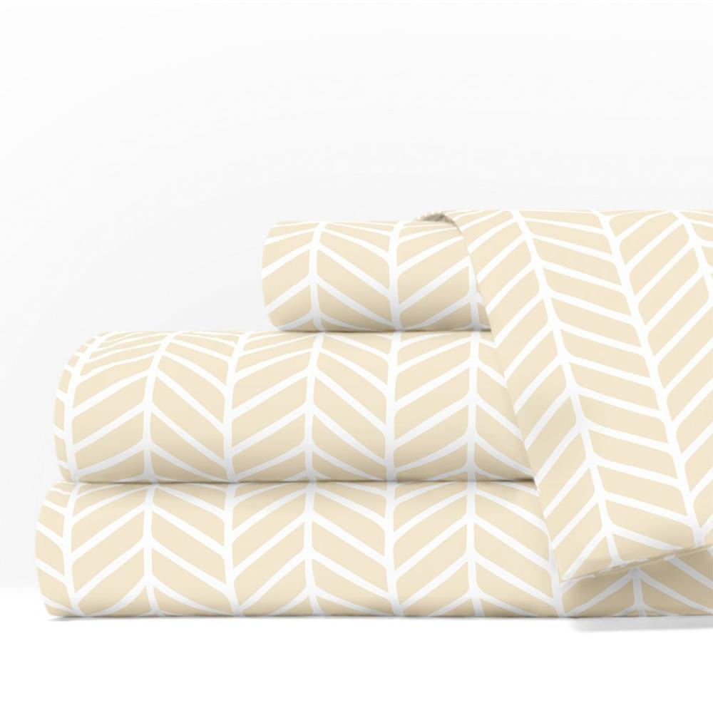 good price and quality Herringbone Pattern 110GSM Sheet Set For sale