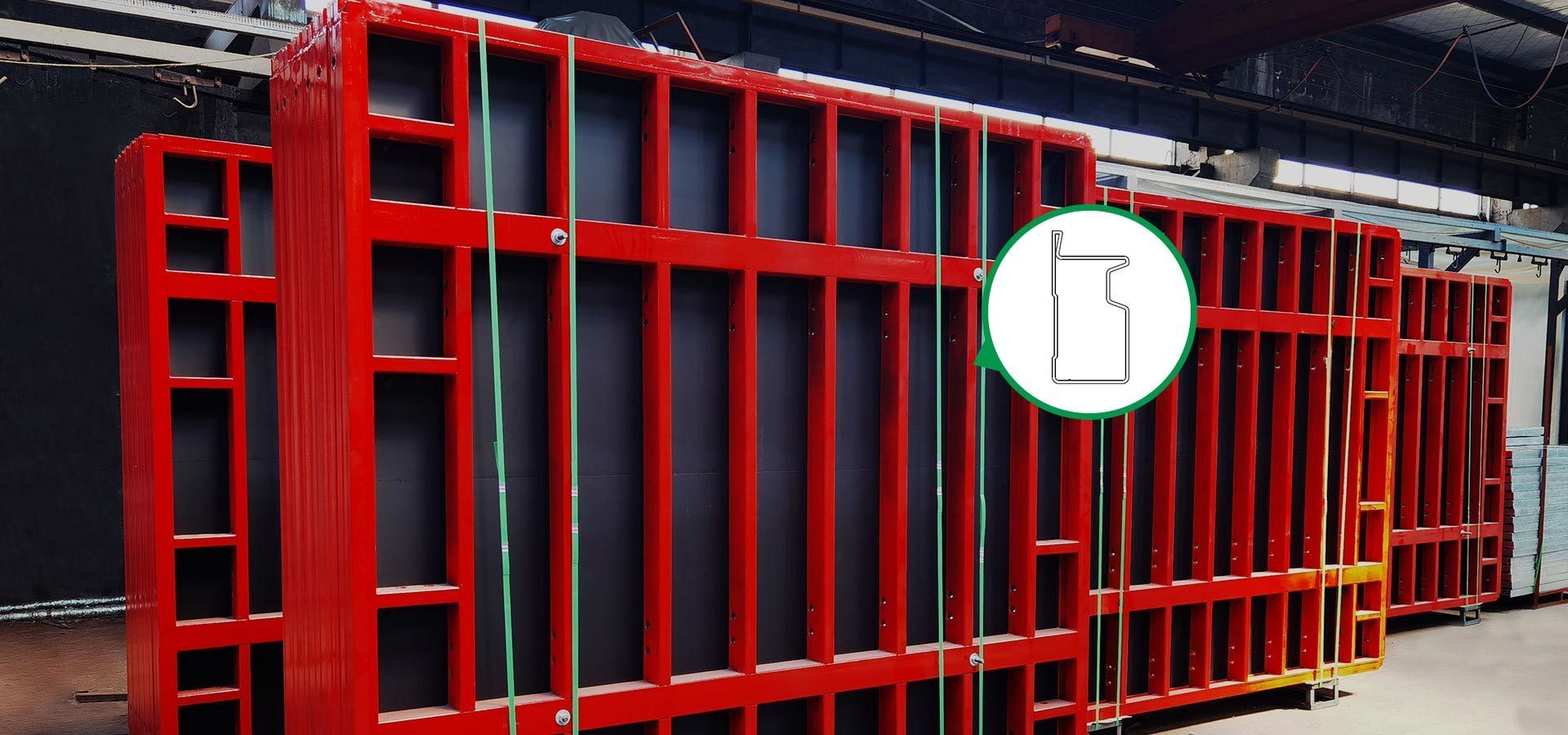 Heavy duty formwork system