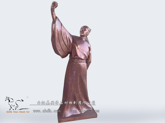 鍛銅人物雕塑