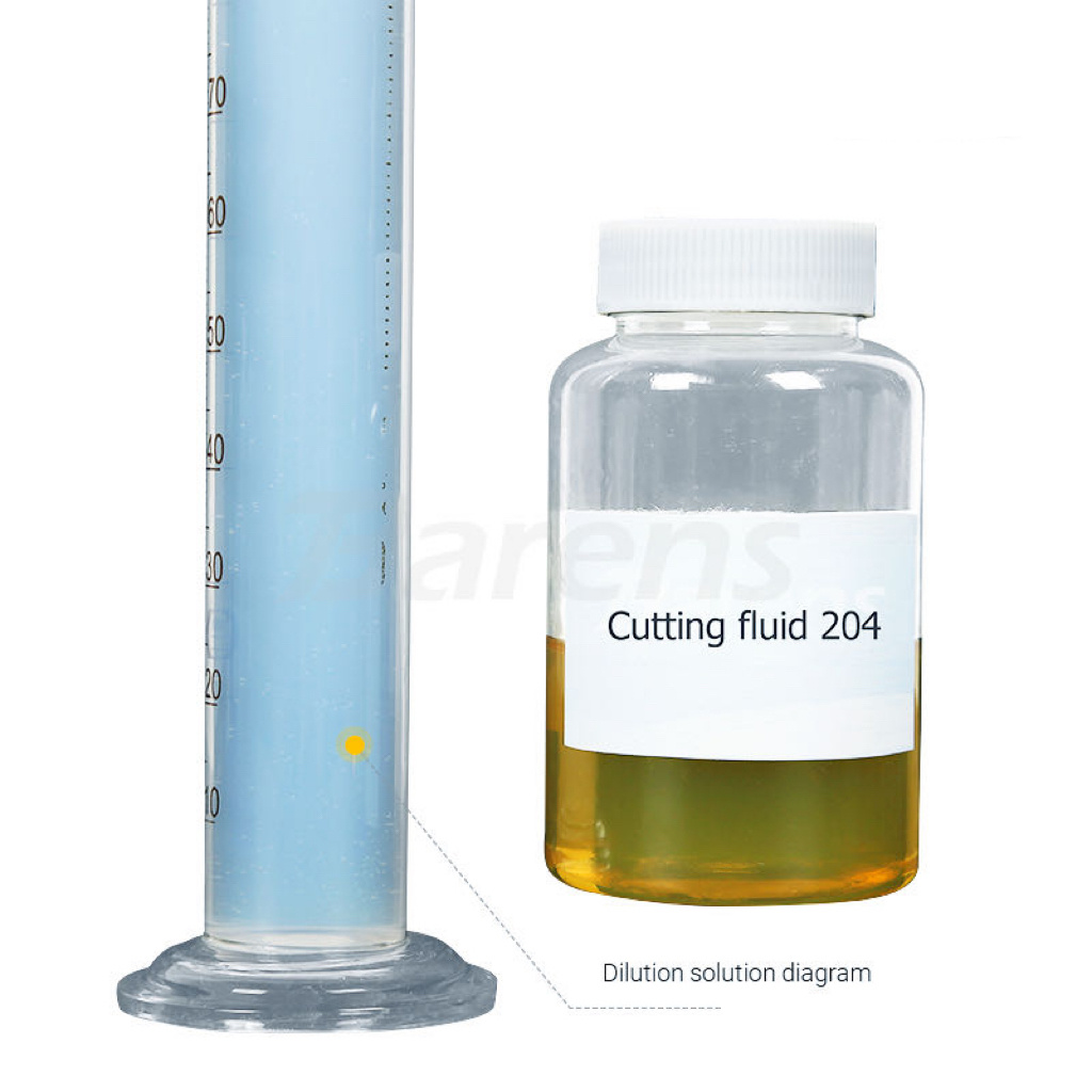 Barens water-soluble cutting fluid 204 semi-synthetic emulsion cutting fluid metal processing industry micro-emulsified cutting fluid