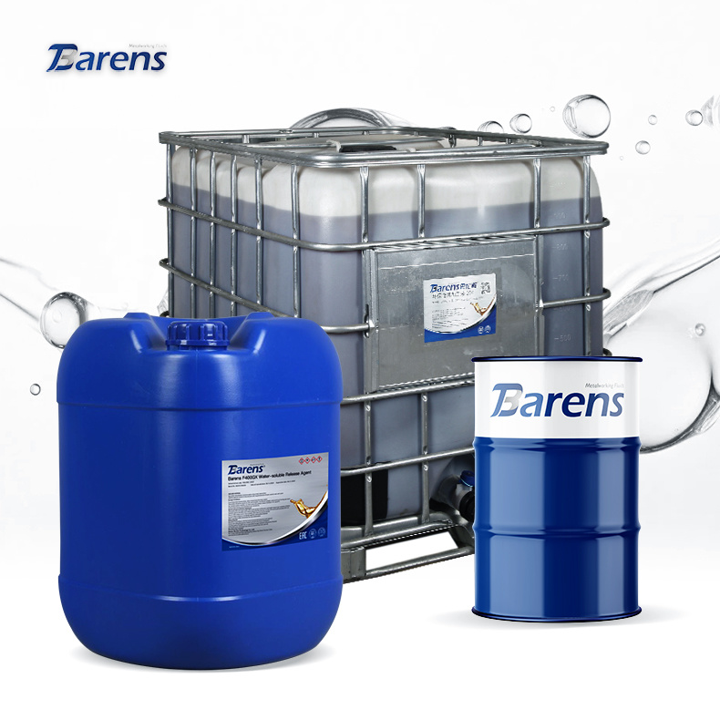 Barens is a water-based release agent for aluminum die casting suitable for steel parts, special alloy parts, and non-ferrous metal parts.