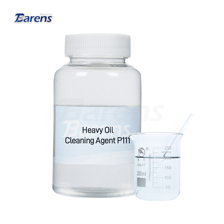 Barens Heavy Oil Stain Cleaner P111 is an industrial cleaning chemical used for oil stains on metal parts of machinery.