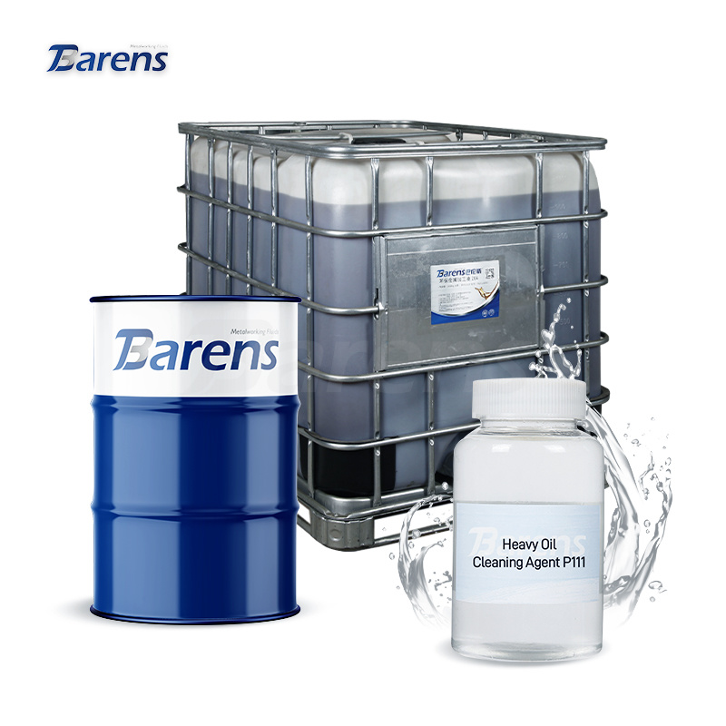 Barens Heavy Oil Cleaner P111 Industrial Metal Cleaning Solution, suitable for steel, cast iron, aluminum alloy, and plastic.