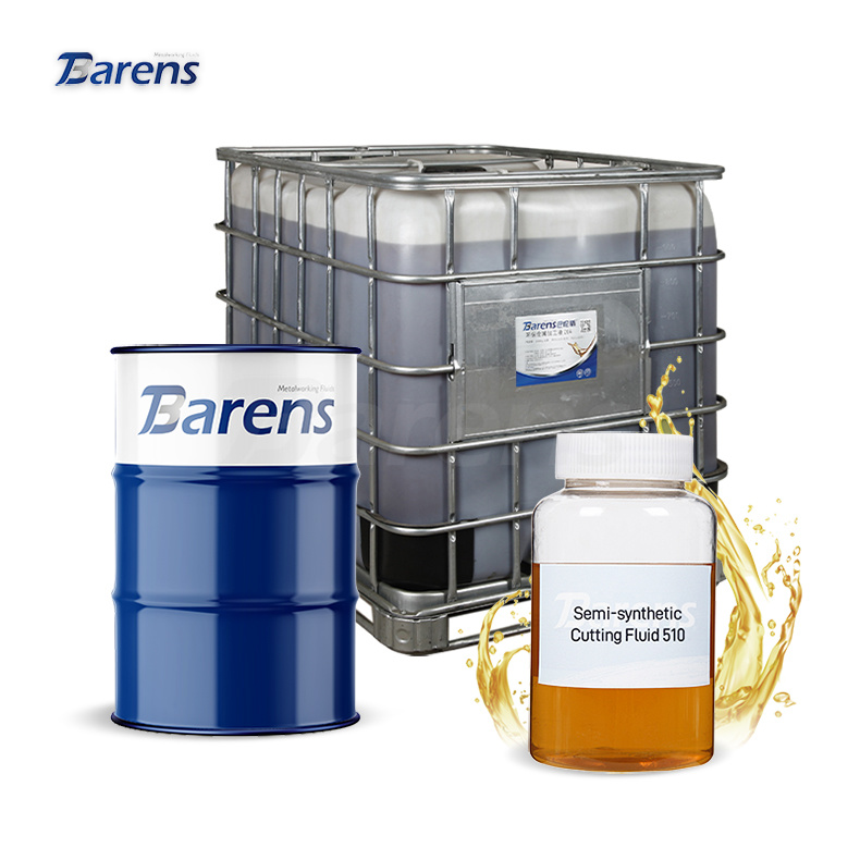 Barens semi-synthetic cutting fluid 510 is a universal cutting fluid suitable for different materials.