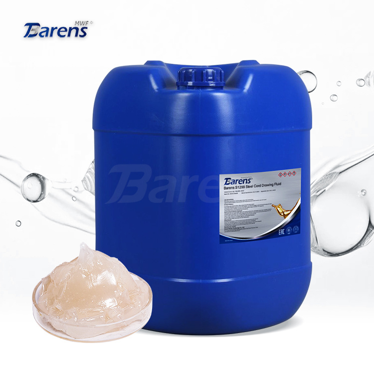 Barens S1299 wire rope drawing lubricant, fast drawing speed, low mold wear, good rubber adhesion, low copper loss.