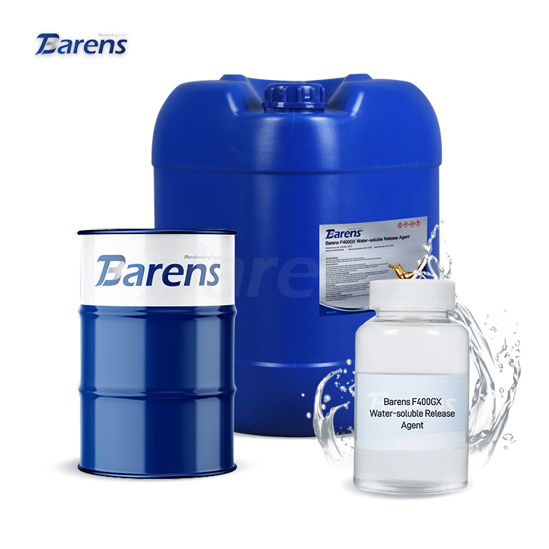 Barens is the best general-purpose water-based metal casting release agent for steel parts, special alloy parts, and non-ferrous metal parts.