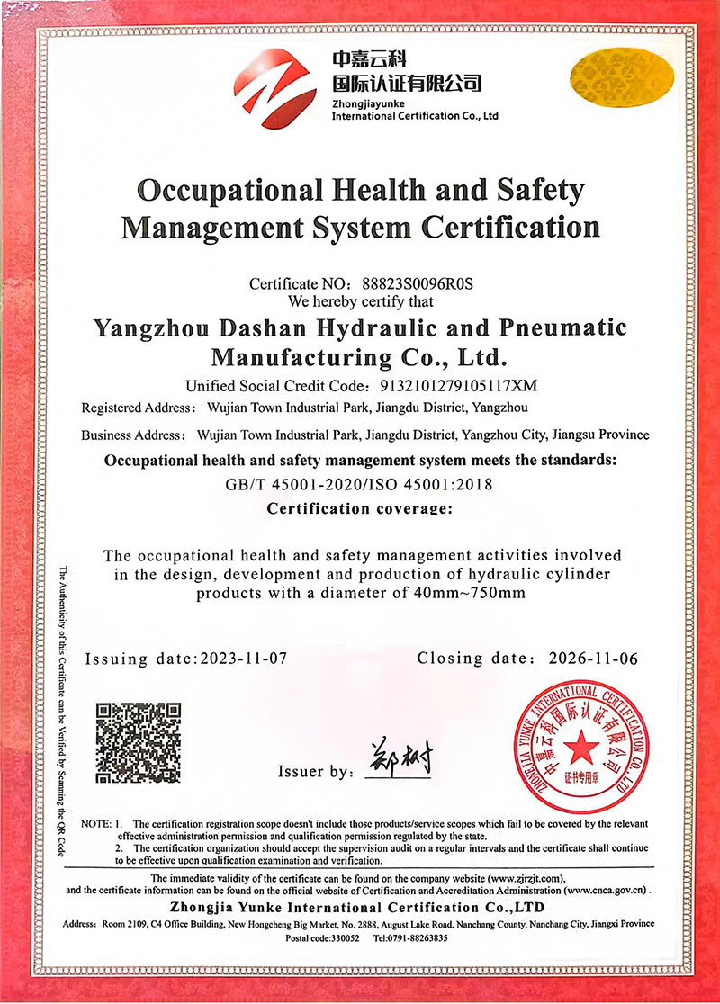 Environment, Occupational Health Certificate