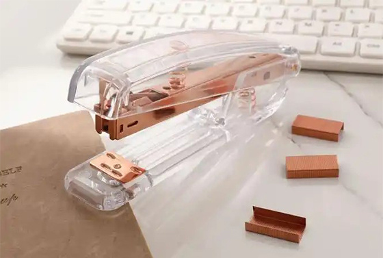 What are the precautions for using a stapler?