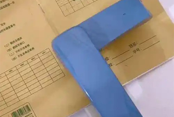 The principle of a stapler