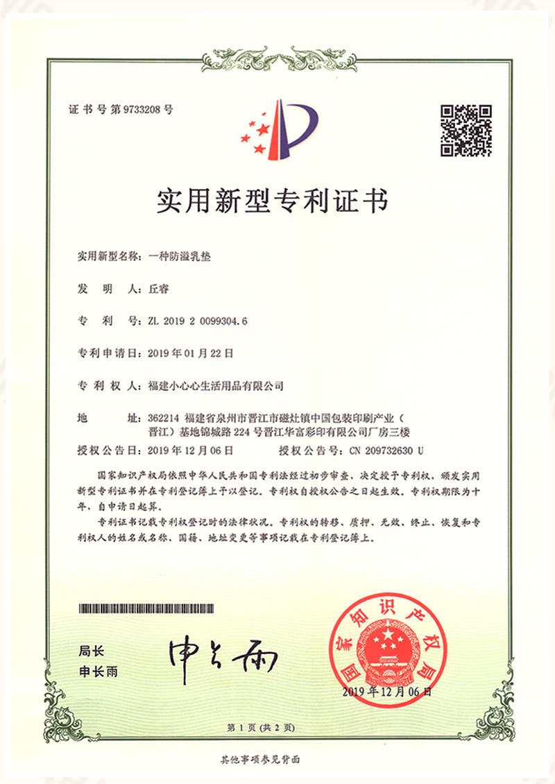 一种防溢乳垫