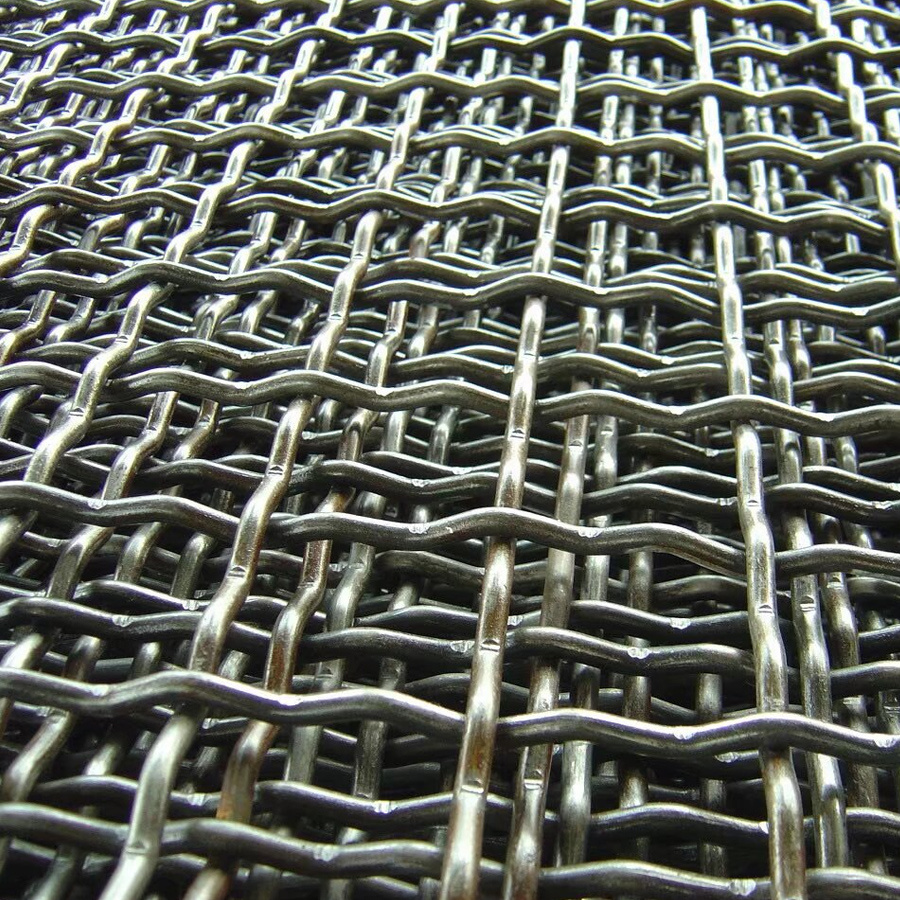 Stainless steel crimped mesh