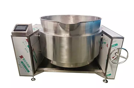 Electromagnetic heating Jacketed pot