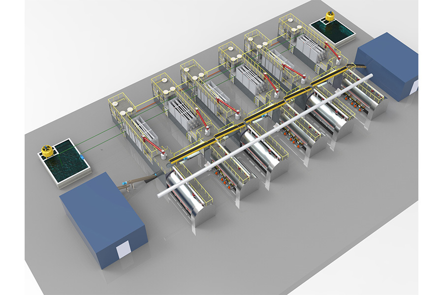 Six sets of joint group-waste tyre oil refining equipment