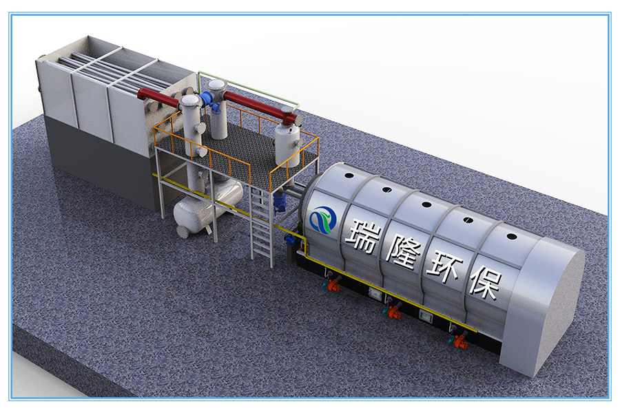 Waste plastic oil refining equipment