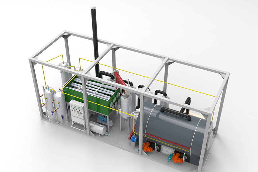 Skid-mounted refinery equipment