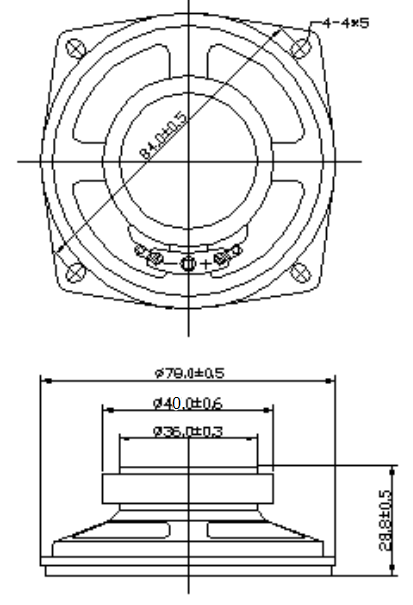 78mm iron case magnetic 8 Euro 3W environmental protection