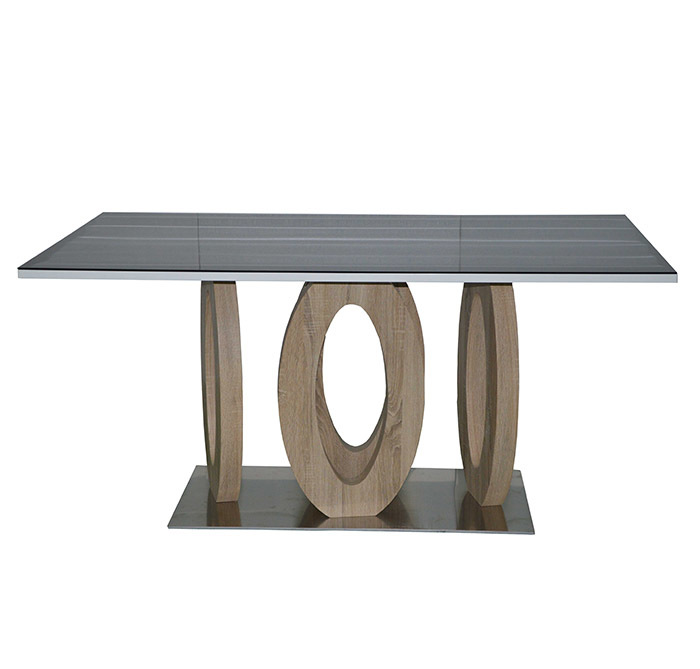 Hardware dining table