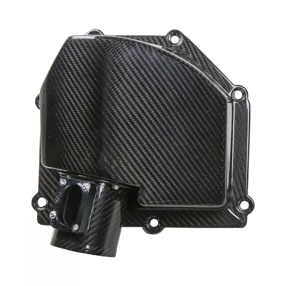 Customized Black Glossy Carbon Fiber Auto Parts Factory-Designed Car Air Intake Induction