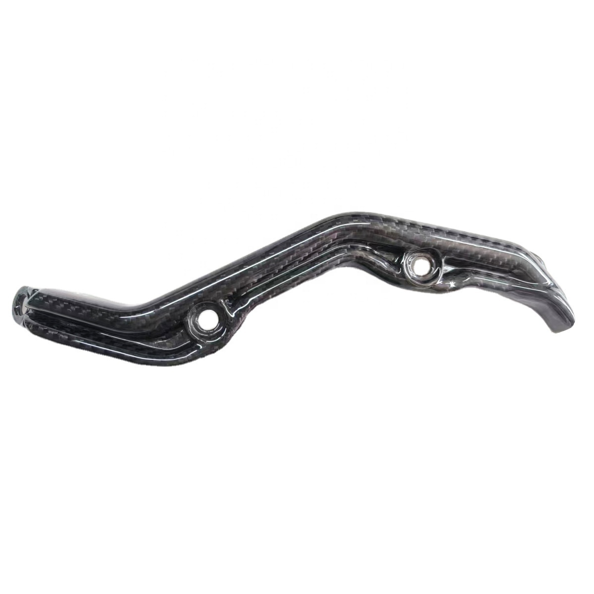 Quality carbon fiber motorcycle parts glossy carbon Brake Cable Cover for Ducati Panigale 1199 1299