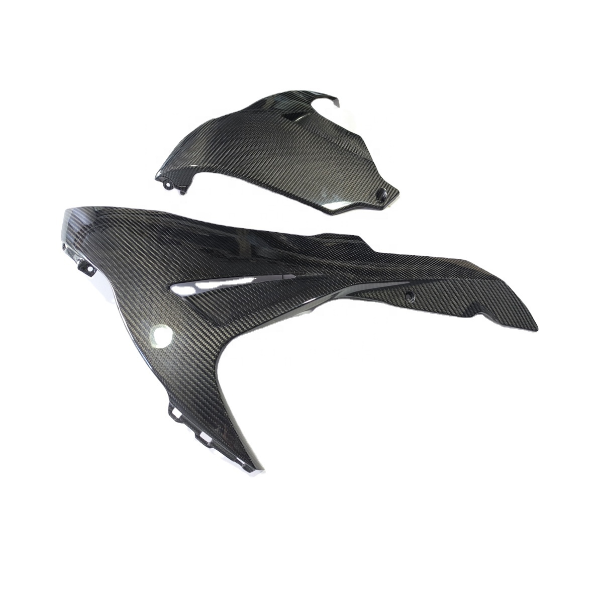 Quality Carbon Fiber Motorcycle Parts Glossy Carbon Belly Pan for Suzuki Gsxr 600 750 2011