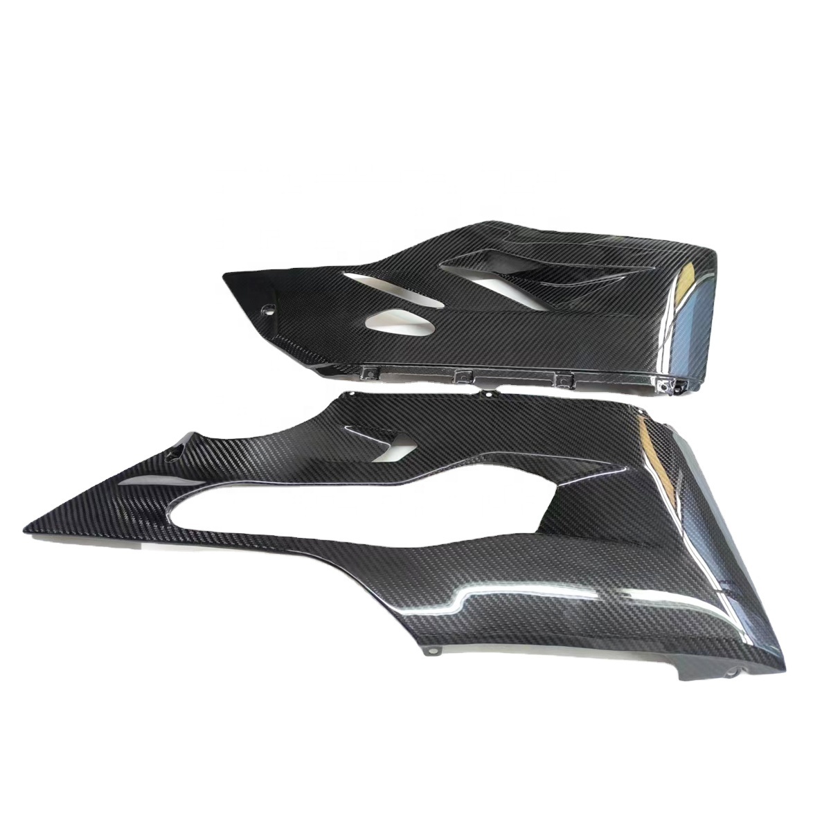 Quality Carbon Fiber Motorcycle Parts Glossy Carbon Belly Pan for Ducati Panigale 899 1199
