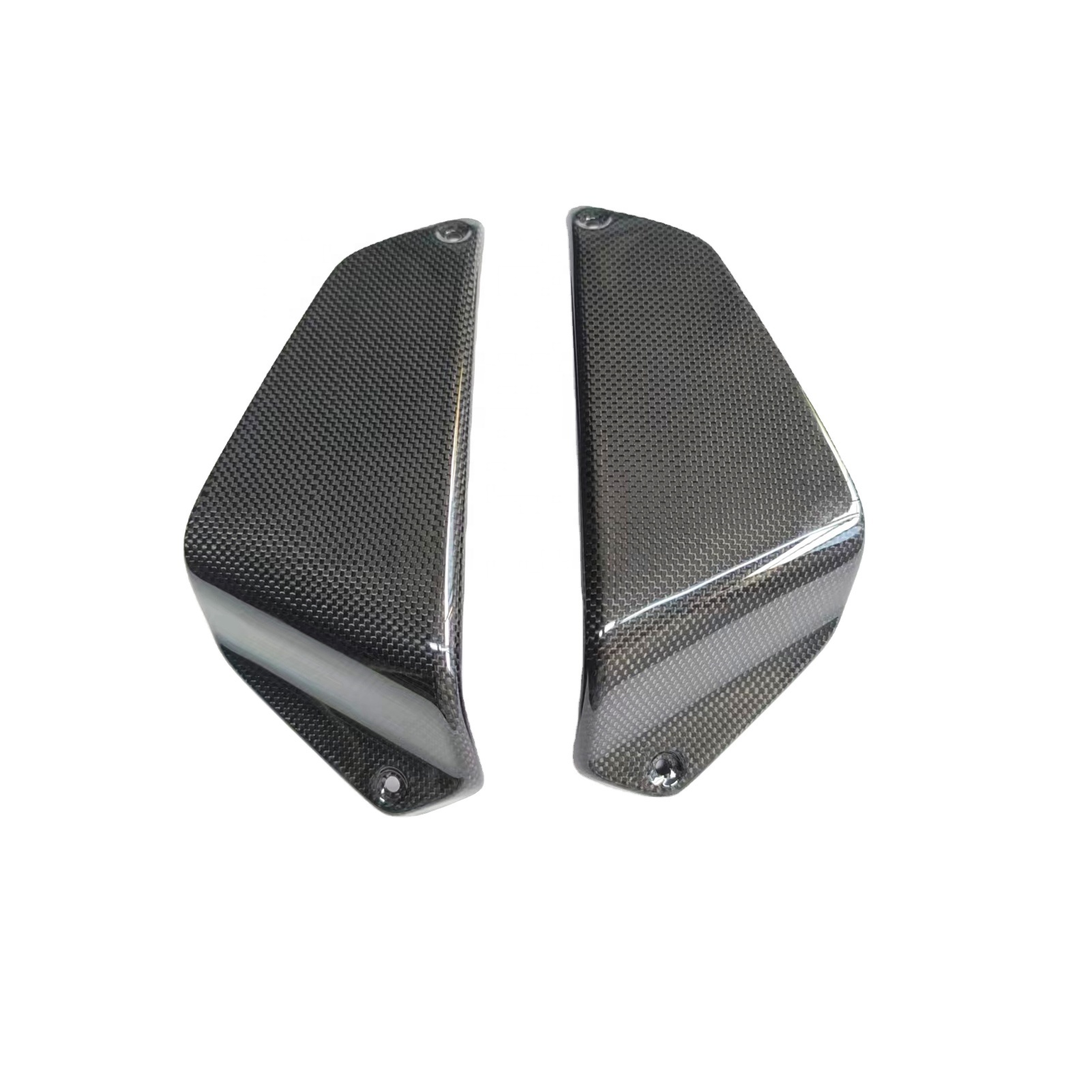 Quality Carbon Fiber Motorcycle Parts Glossy Carbon Radiator Covers for Honda CB1000R 2021
