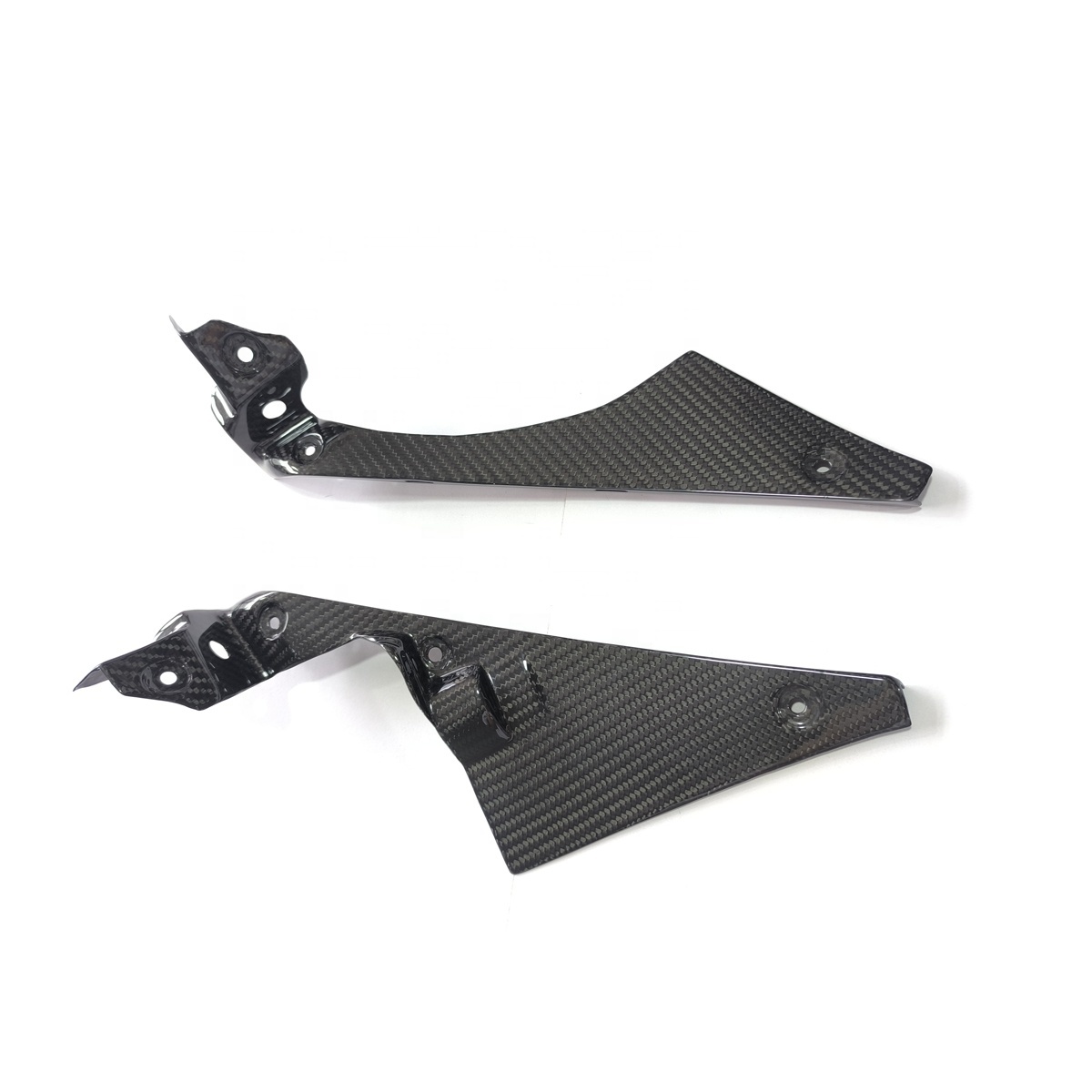 Quality carbon fiber motorcycle parts glossy carbon Front inner Fairings for Yamaha R6 2017