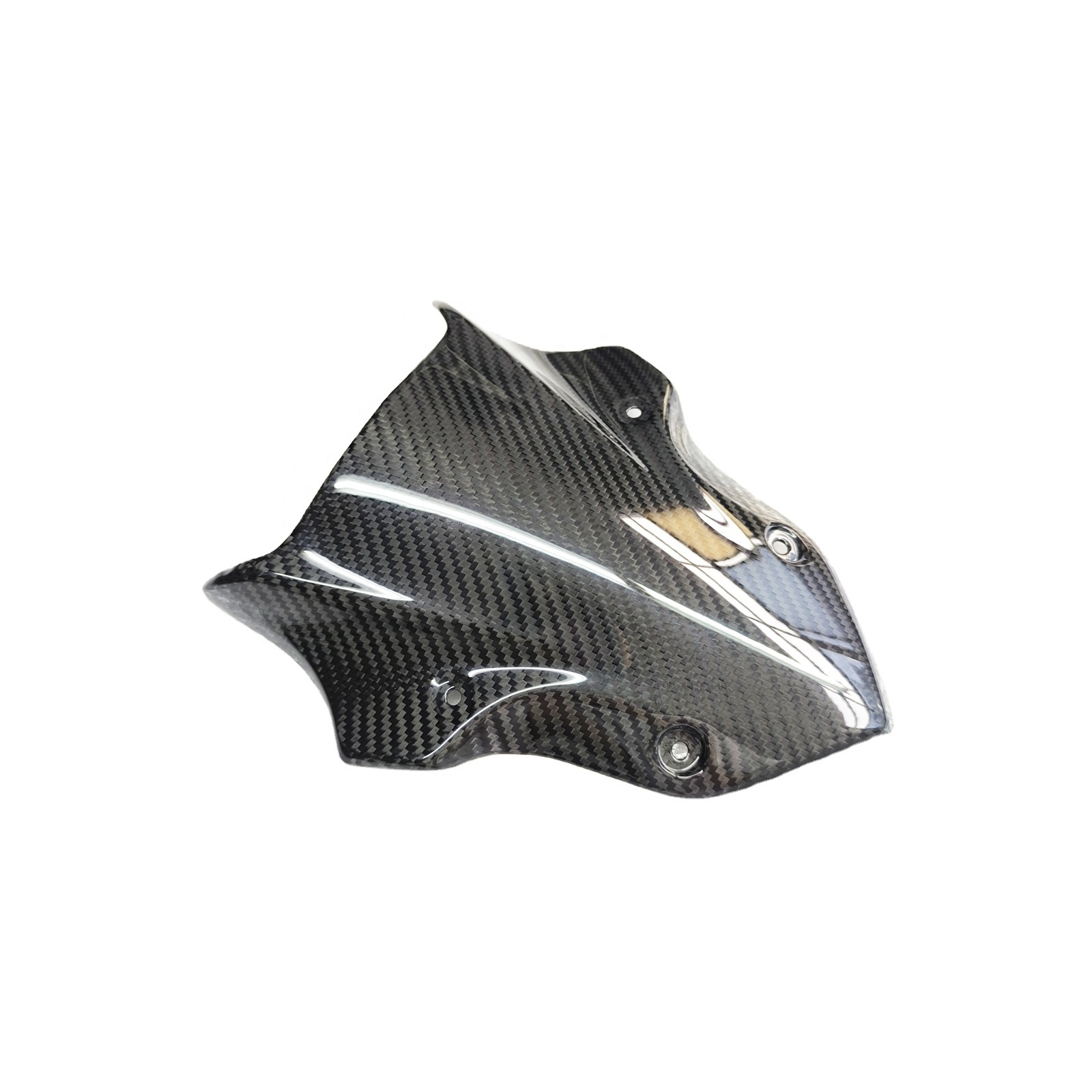 Quality carbon fiber motorcycle parts glossy carbon windscreen for Kawasaki Z900