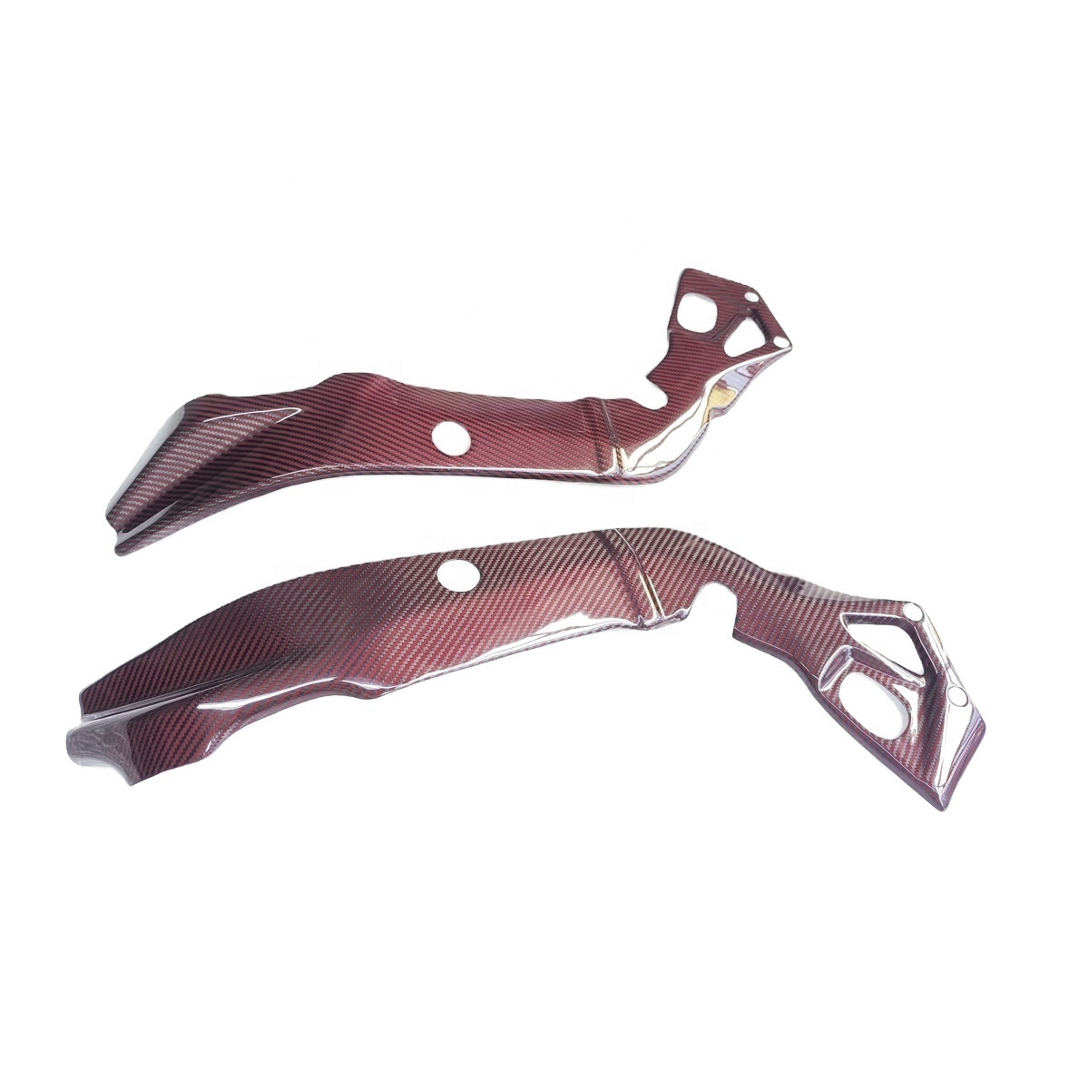Quality Carbon Fiber Motorcycle Parts Glossy Carbon Frame Covers Thin Covers for BMW S1000RR 2015-2018