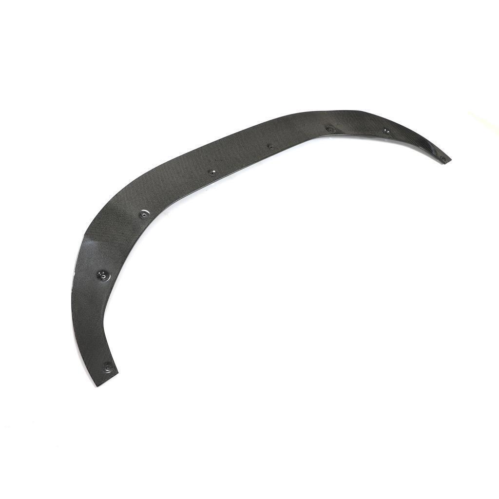 Carbon Fiber Auto Parts Factory Customized Glossy Carbon Car Front Bumper Lip Spoiler Body Kit for BMW Audi Porsche Tesla Benz