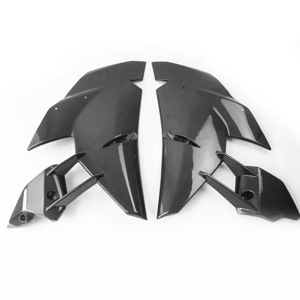 Carbon Fibre Motorcycle Parts Carbon Fiber Side Fairings for Kawasaki H2