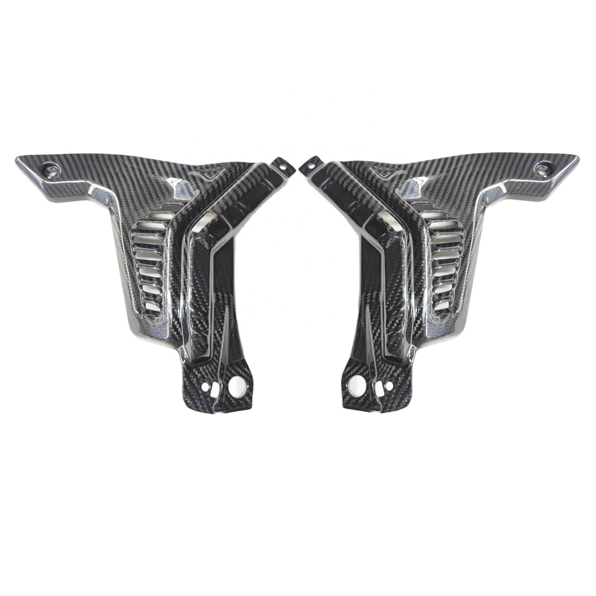 Quality Carbon Fiber Motorcycle Parts Glossy Carbon Side Panels for Yamaha Tenere' 700