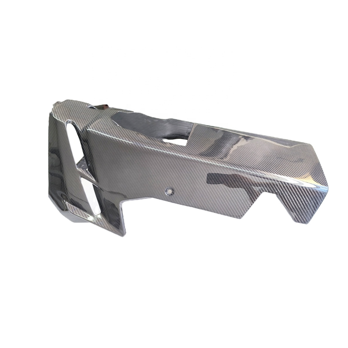 Quality Carbon Fiber Motorcycle Parts Glossy Carbon Tuning Belly Pan for Aprilia Tuono V4 1100 21-22