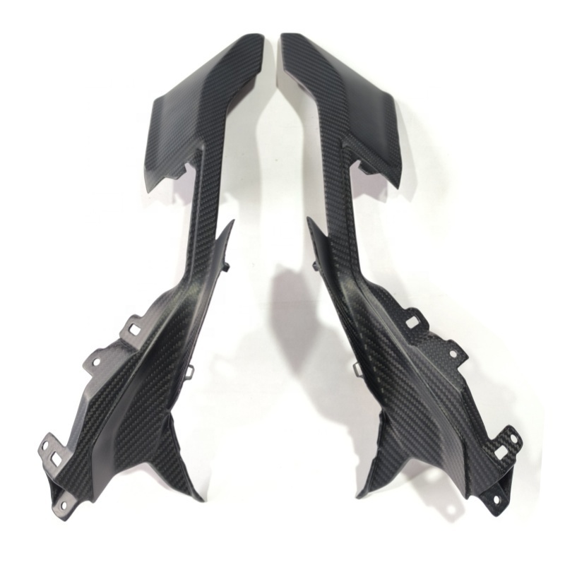 Carbon Fiber Motorcycle Parts Matte Carbon Under Tank Side Panels  for Triumph Street Triple 765 2023