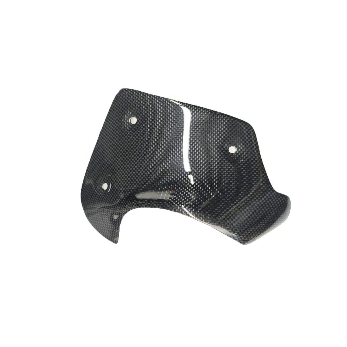 Quality carbon fiber motorcycle parts glossy carbon Termignoni Exhaust Heat Shield  w/ heat foil for Ducati XDiavel 2016