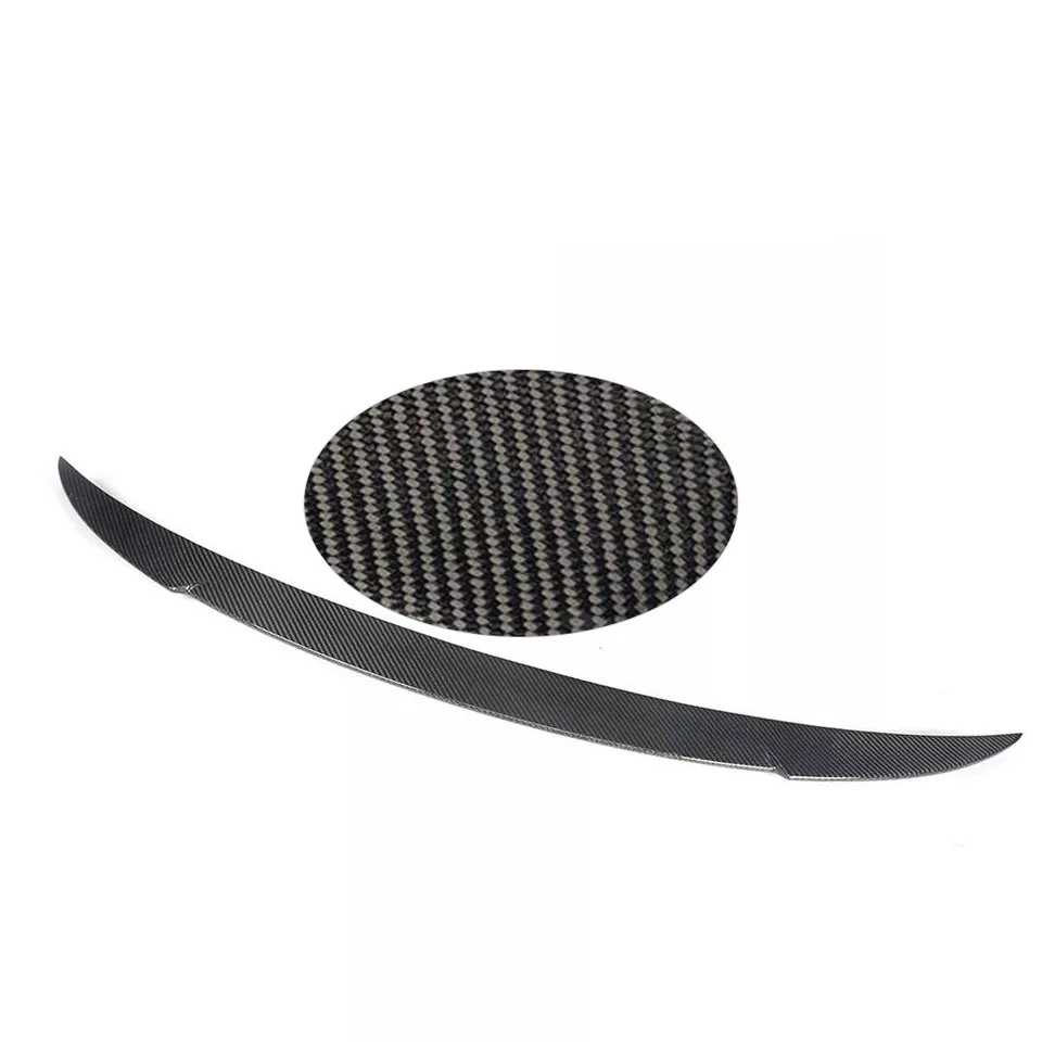Carbon Fiber Auto Parts Factory Customized Glossy Carbon Car Auto Rear Trunk Spoiler Wing Lip for Maserati